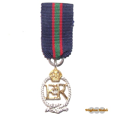 Royal Naval Volunteer Reserve Decoration Miniature